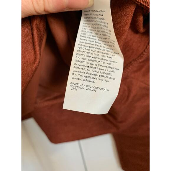 Old Navy NWT CozeCore Burnt Orange Cropped Hoodie XL - Picture 9 of 10